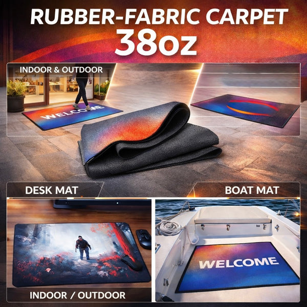 Rubber-Fabric Carpet 38oz