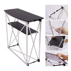 Pop Up Counter Table With Shelf
