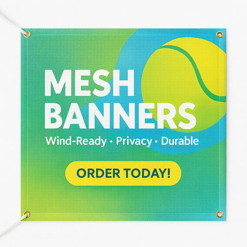 Mesh Vinyl Banner 11oz