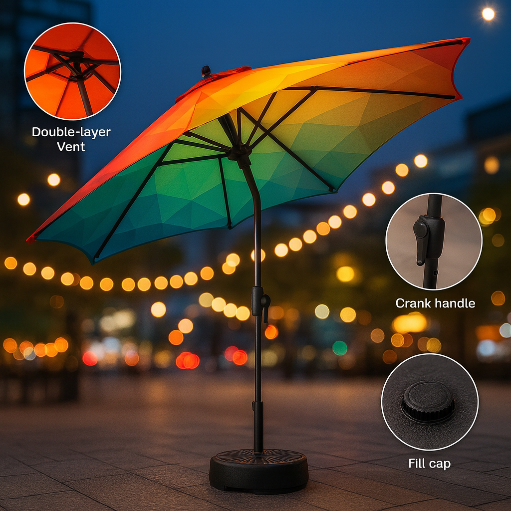 Custom Large Outdoor Umbrella