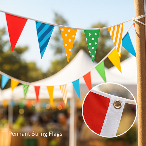 Pennant String Flags