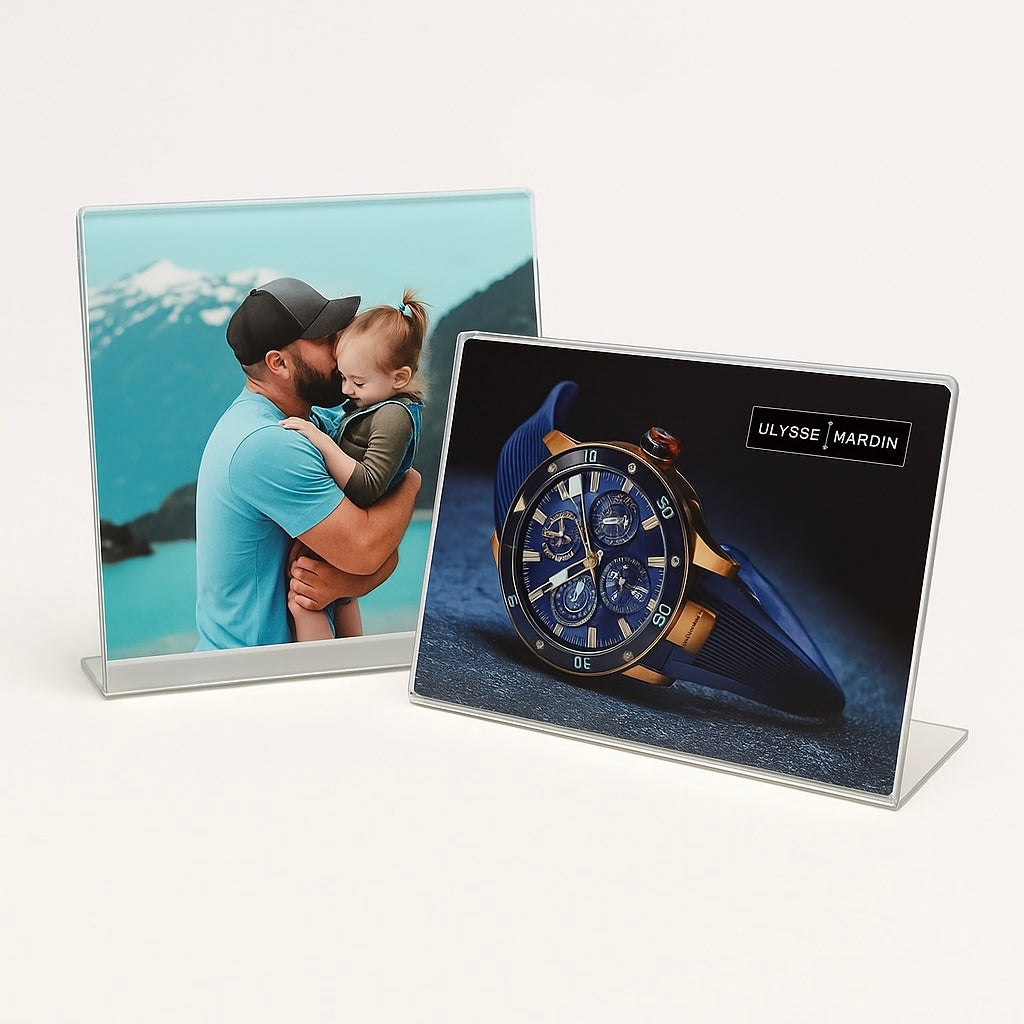 Acrylic Table Tents L-Shape
