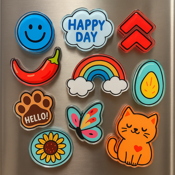 Custom Acrylic 3D Magnets