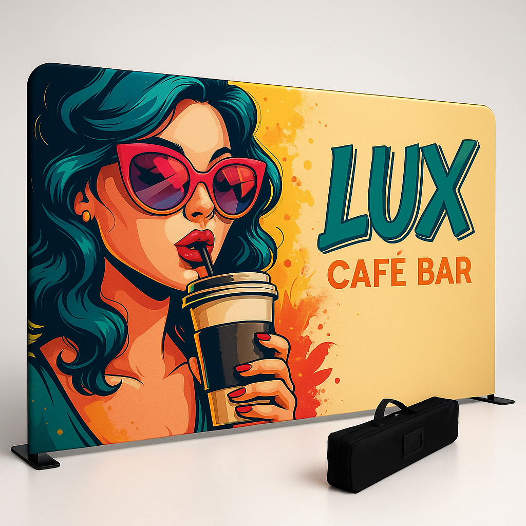 Lux Eurofit Fabric Tube Display 20x10Ft