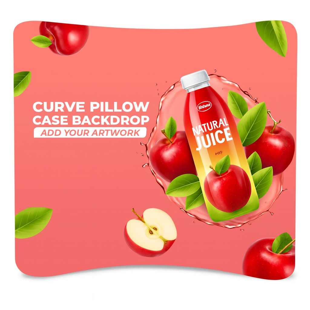 Eurofit CURVED Fabric Tube Display 8Ft