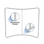 Eurofit CURVED Fabric Tube Display 8Ft