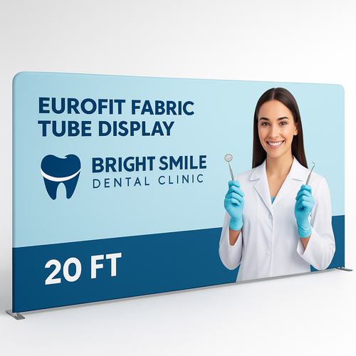 Eurofit Fabric Tube Display 20x8Ft