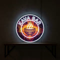 Double layered Lightbox with Neon