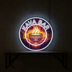 Double layered Lightbox with Neon