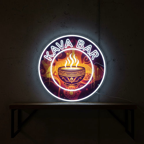 Double layered Lightbox with Neon