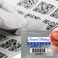 Stickers with Numbering, Bar code or QR code