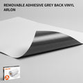 Removable Adhesive Grey Back Vinyl – Arlon