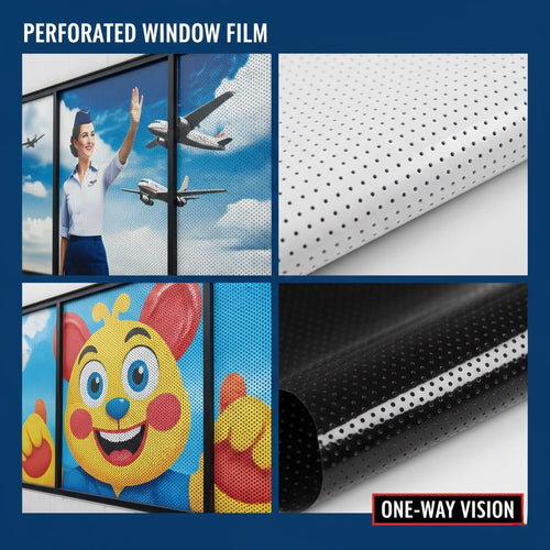 Perforated Vinyl-One Way Vision