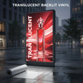 White Translucent Backlit Adhesive Vinyl