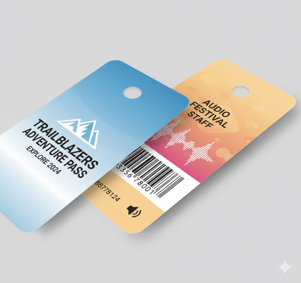 Key Pass / Wristband Mini Cards