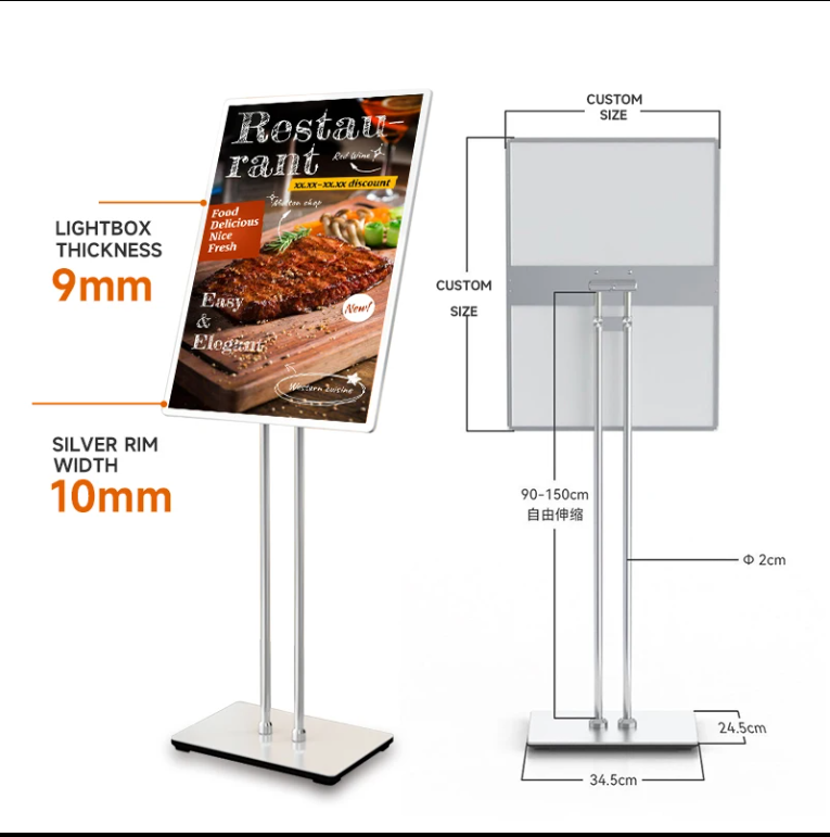 Super Slim Display Stand Lightbox