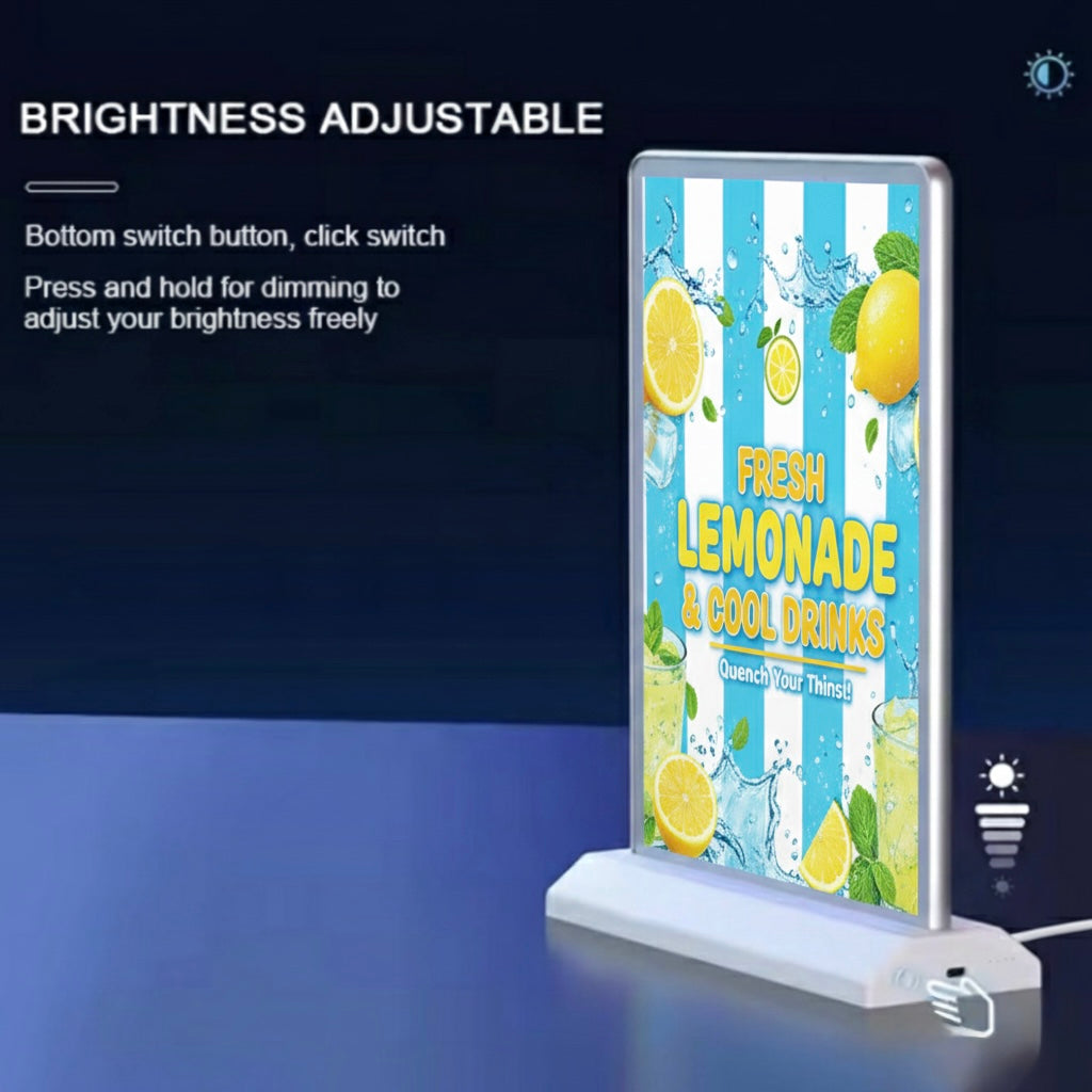 Tabletop/ Desktop LED Lightbox Double sided
