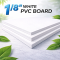 PVC Board 1/8" White