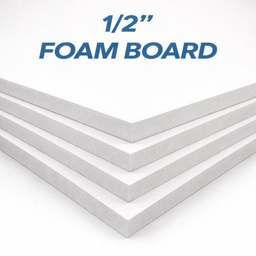 Foamboard 1/2 inch White