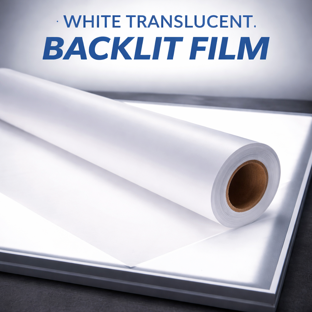 White Translucent Backlit Film