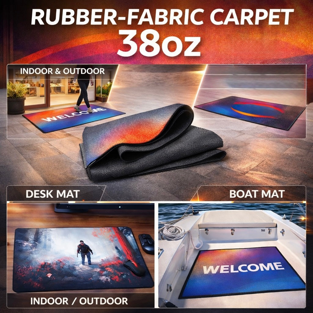 Rubber-Fabric Carpet 38oz