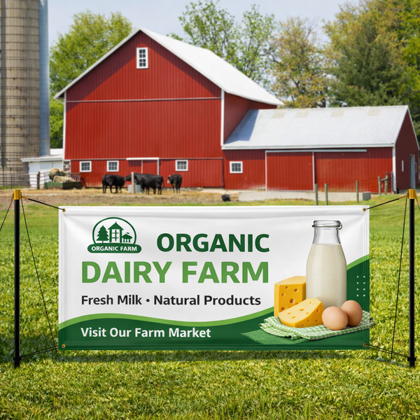 Banner Post Set Single and Double Sided